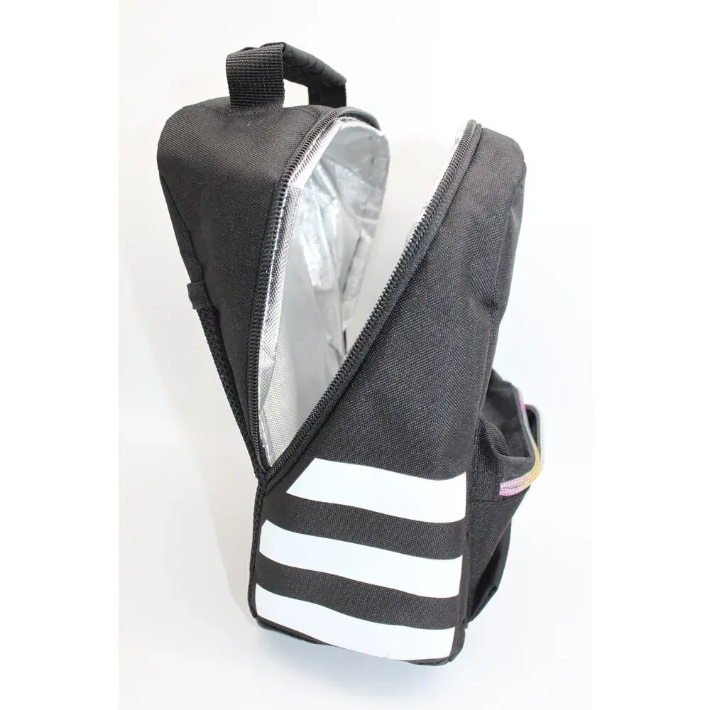 Adidas Insulated Lunch Bag Black & Multi Color Logo